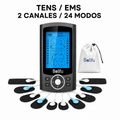 Electroestimulador tens y ems (color negro)