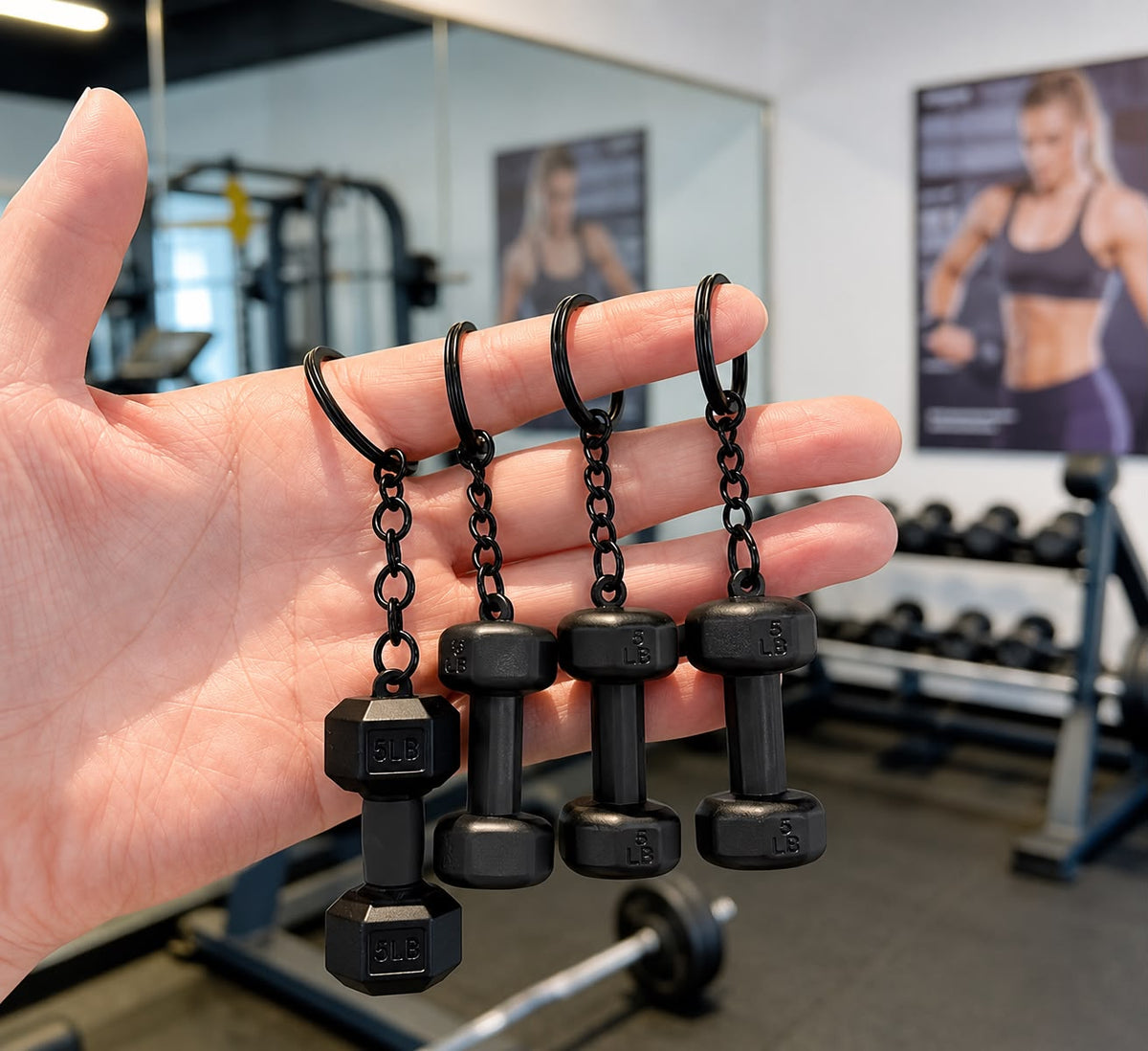 Llavero edición pesas fitness (unidad)