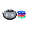 Bosu 60 cms + bandas laterales + disco de equilibrio