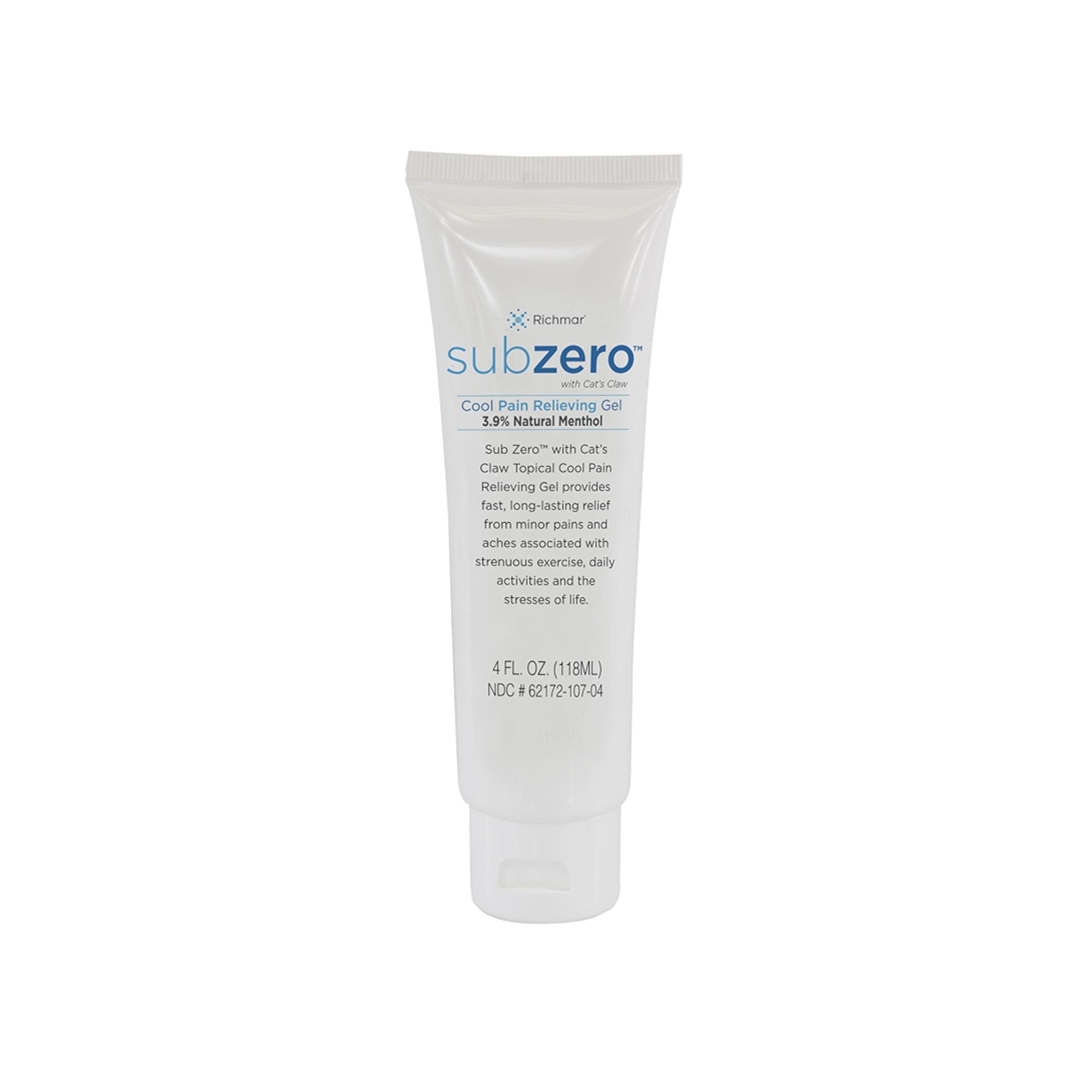 Subzero gel (4% mentol)