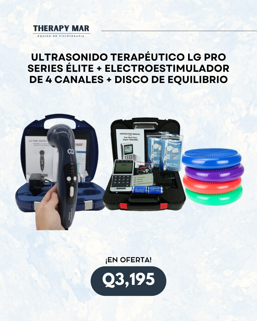 DÚO ULTRASONIDO + ELECTROESTIMULADOR