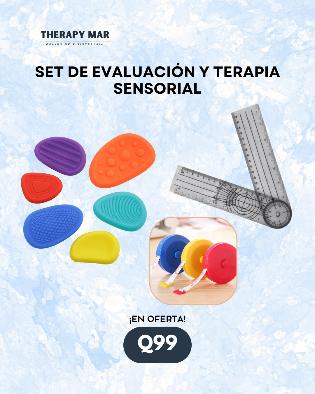 Set de evaluación y terapia sensorial