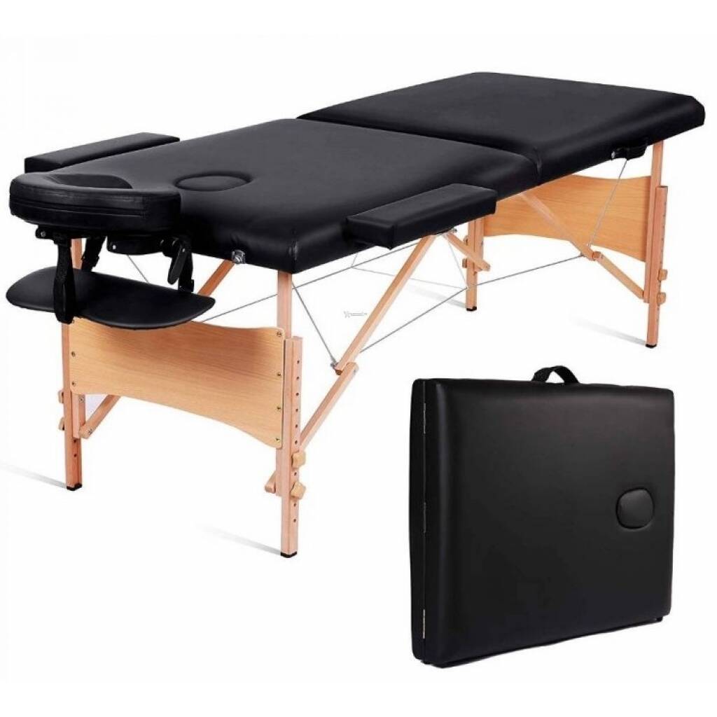 Camilla plegable de 2 secciones