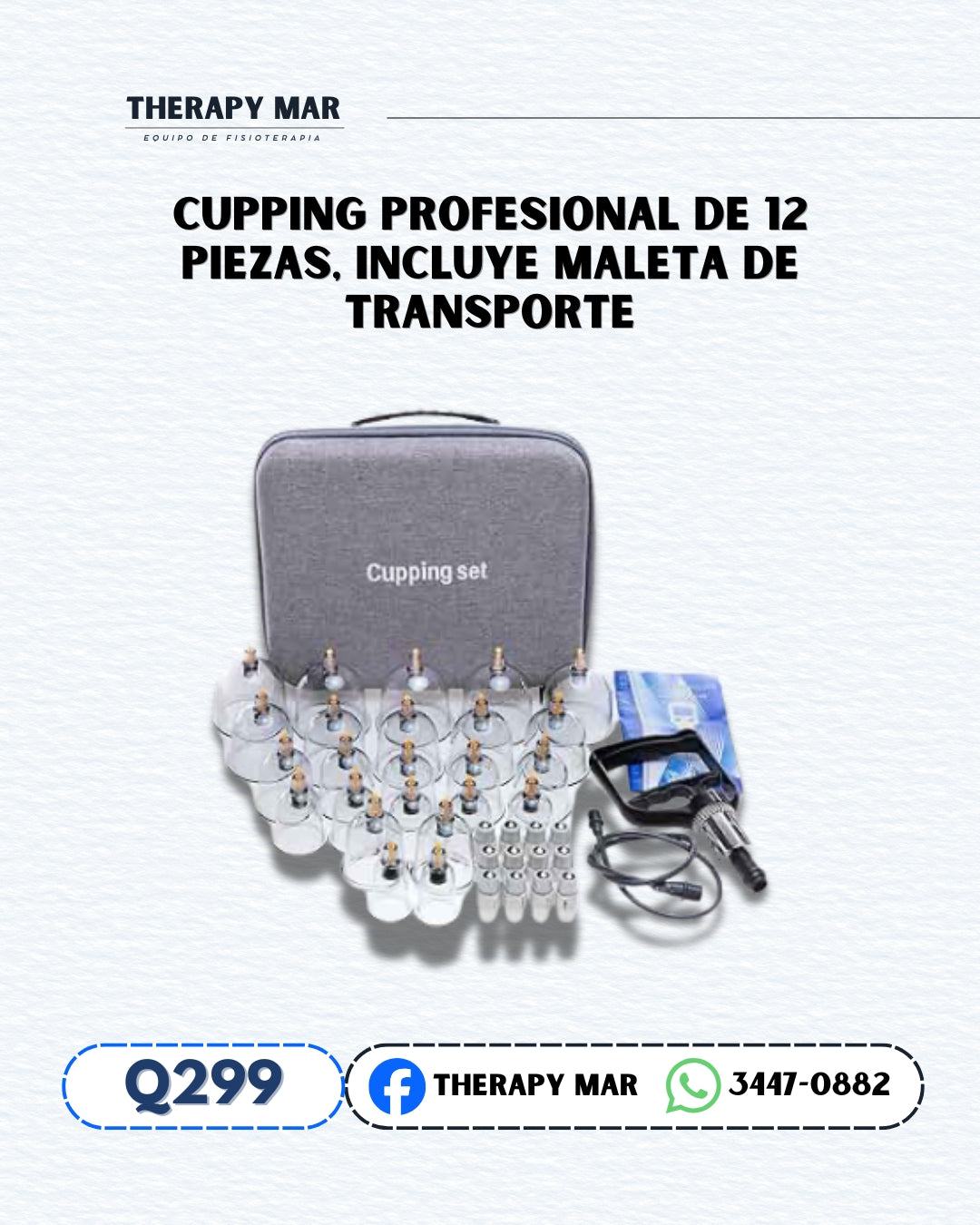 Cupping 12 piezas (ventosas)