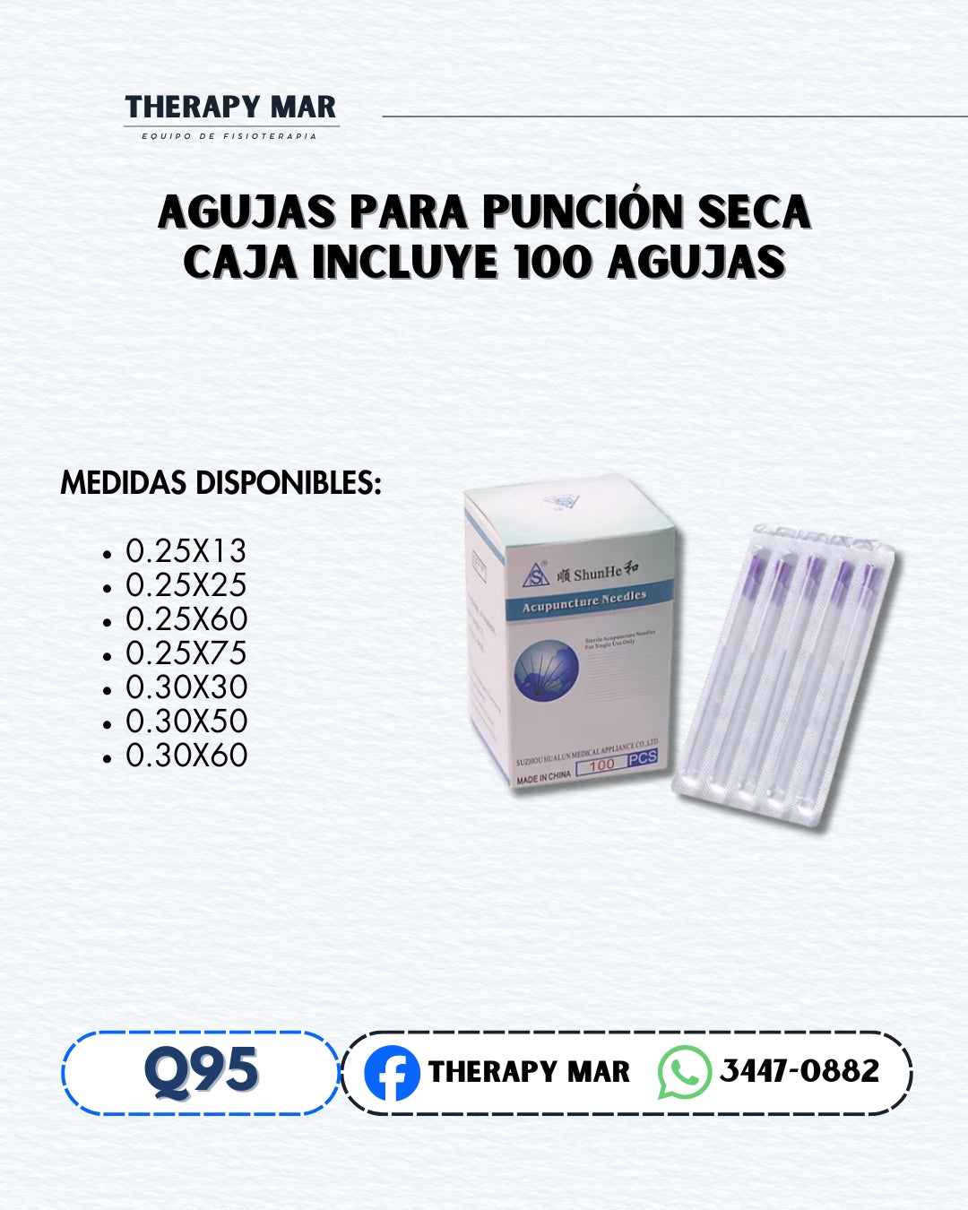 Agujas para punción seca
