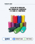 Vendaje cohesivo (caja de 16 rollos)