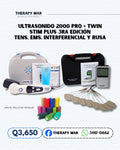 Ultrasonido 2000 pro + Twin stim plus 3ra edición