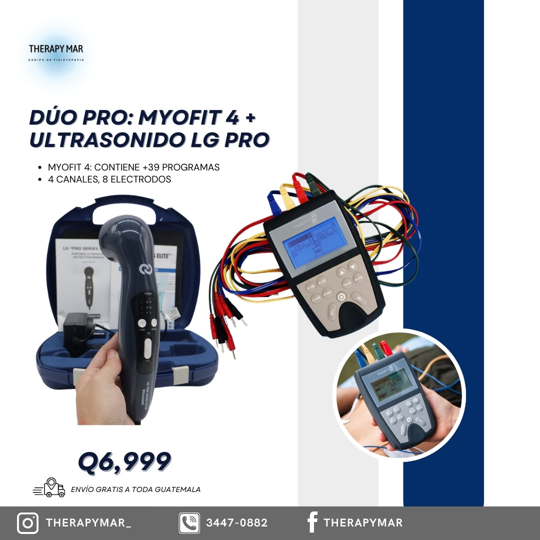 DÚO PRO: MYOFIT4 + ULTRASONIDO LG PRO